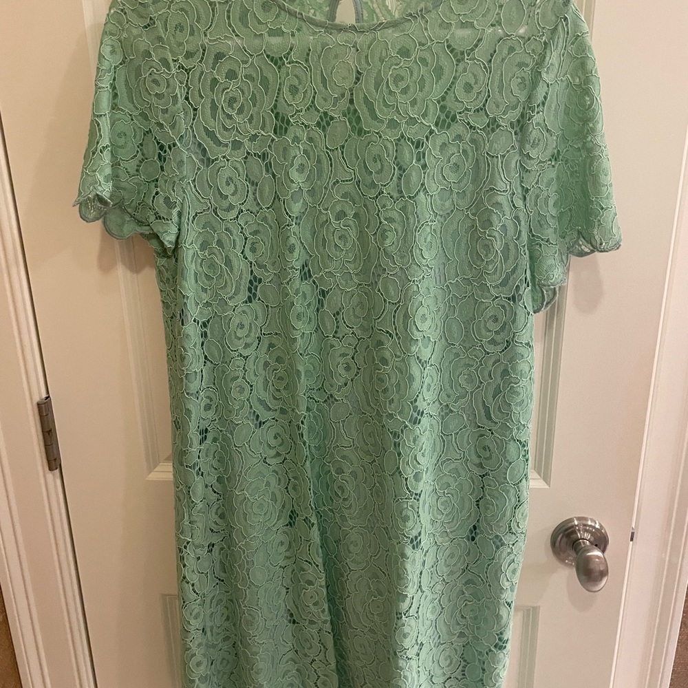 Romantic lace J. Peterman dress